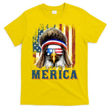 Merica Eagle Mullet Shirt 4th Of July American Flag T-Shirt