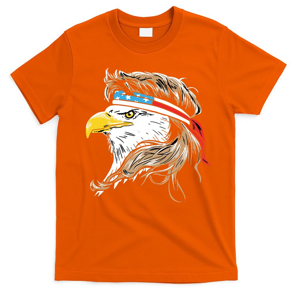 Merica Eagle Mullet 4th Of July T-Shirt