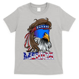 Merica Eagle Mullet Shirt American Flag USA Men 4th Of July T-Shirt