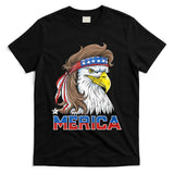 Merica Eagle Mullet 4th Of July American Flag Usa T-Shirt