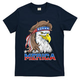 Merica Eagle Mullet 4th Of July American Flag Usa T-Shirt
