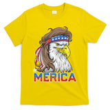 Merica Eagle Mullet 4th Of July American Flag Usa T-Shirt