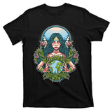 Mother Earth Native American Earth Day T-Shirt