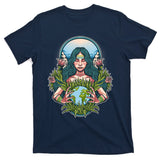 Mother Earth Native American Earth Day T-Shirt