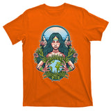 Mother Earth Native American Earth Day T-Shirt