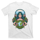 Mother Earth Native American Earth Day T-Shirt
