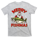 Merry Fishmas Christmas Fish Santa T-Shirt