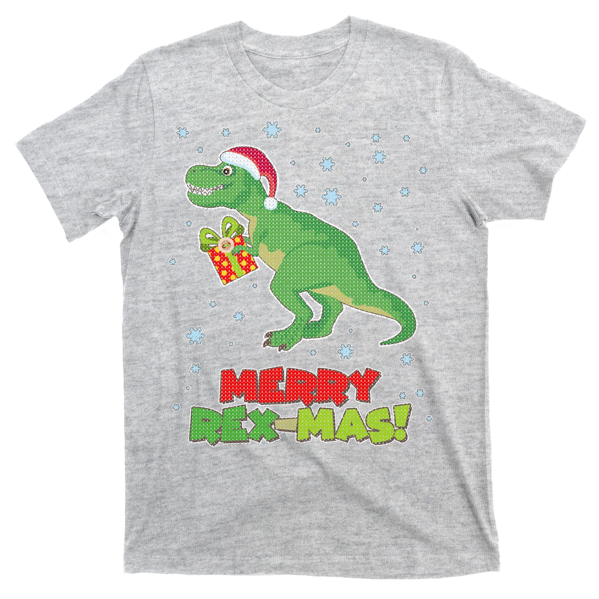 Merry Rex-Mas Ugly Christmas T-Shirt