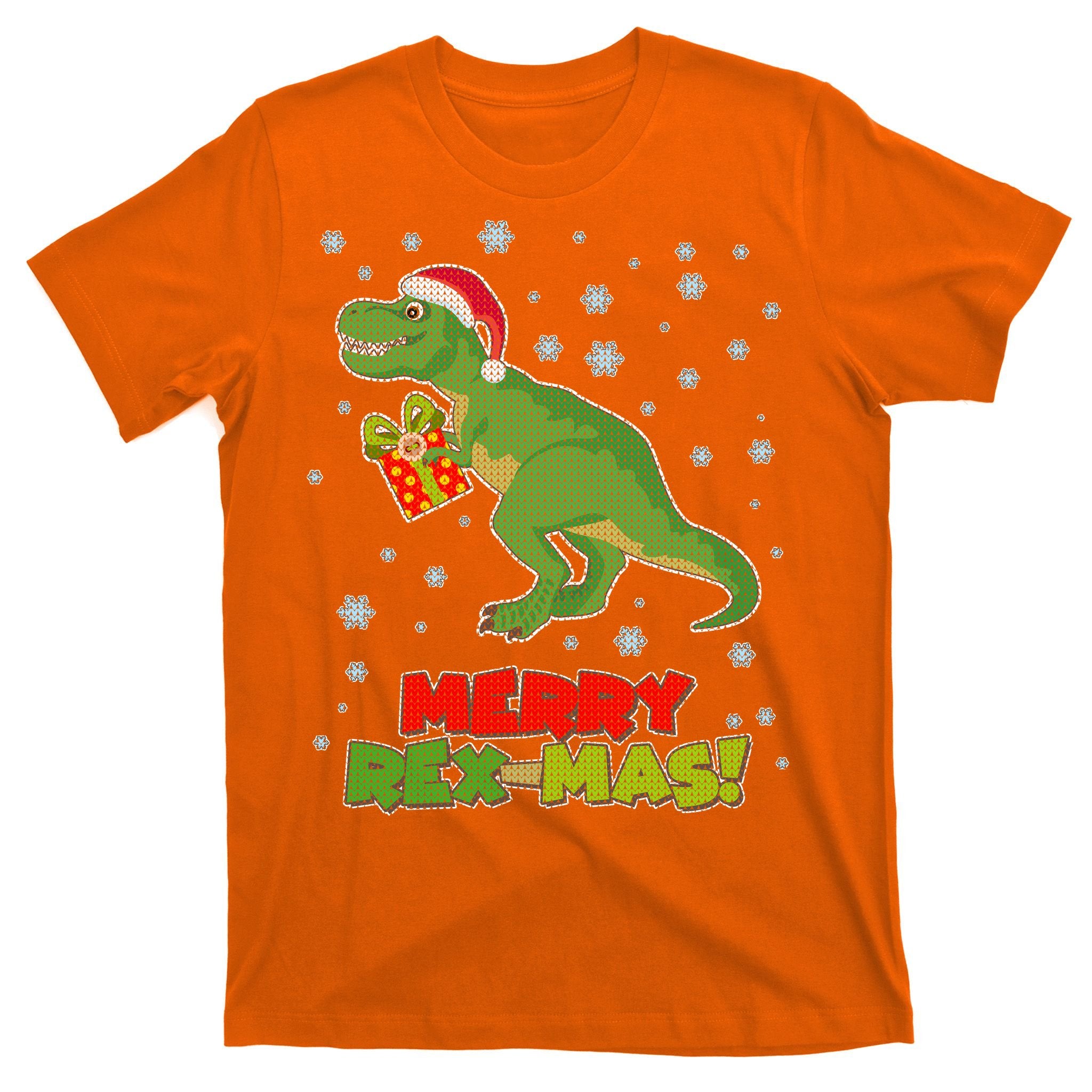 Merry Rex-Mas Ugly Christmas T-Shirt