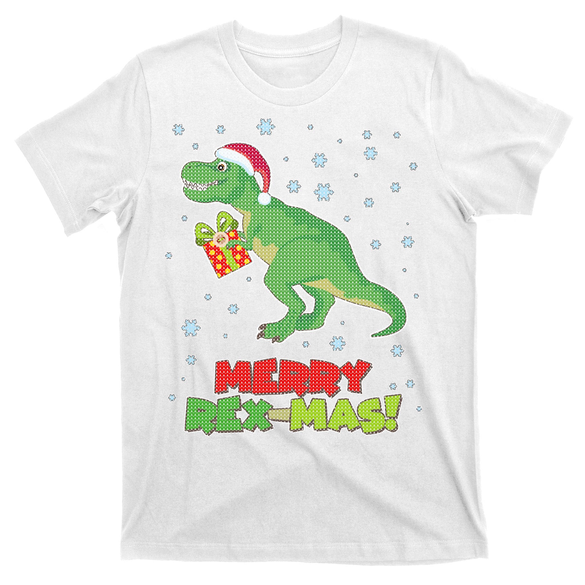 Merry Rex-Mas Ugly Christmas T-Shirt