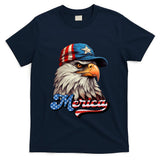 Merica Eagle USA Eagle 4th Of July Patriotic Funny Bald Eagle T-Shirt