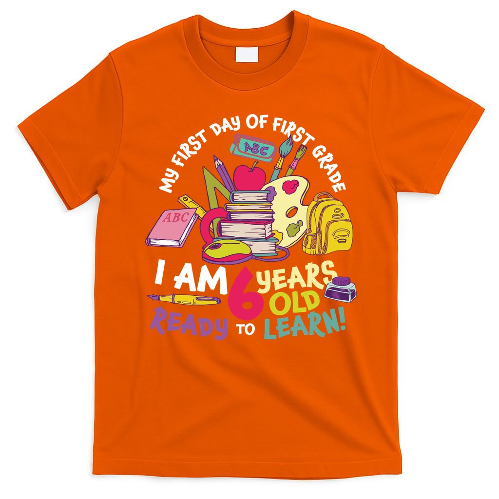 My First Day Of 1st Grade Back To School T-Shirt