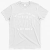 My First Fathers Day As A Papi EST 2025 Expecting New Dad T-Shirt