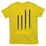 Michigan Football Fan American Flag T-Shirt