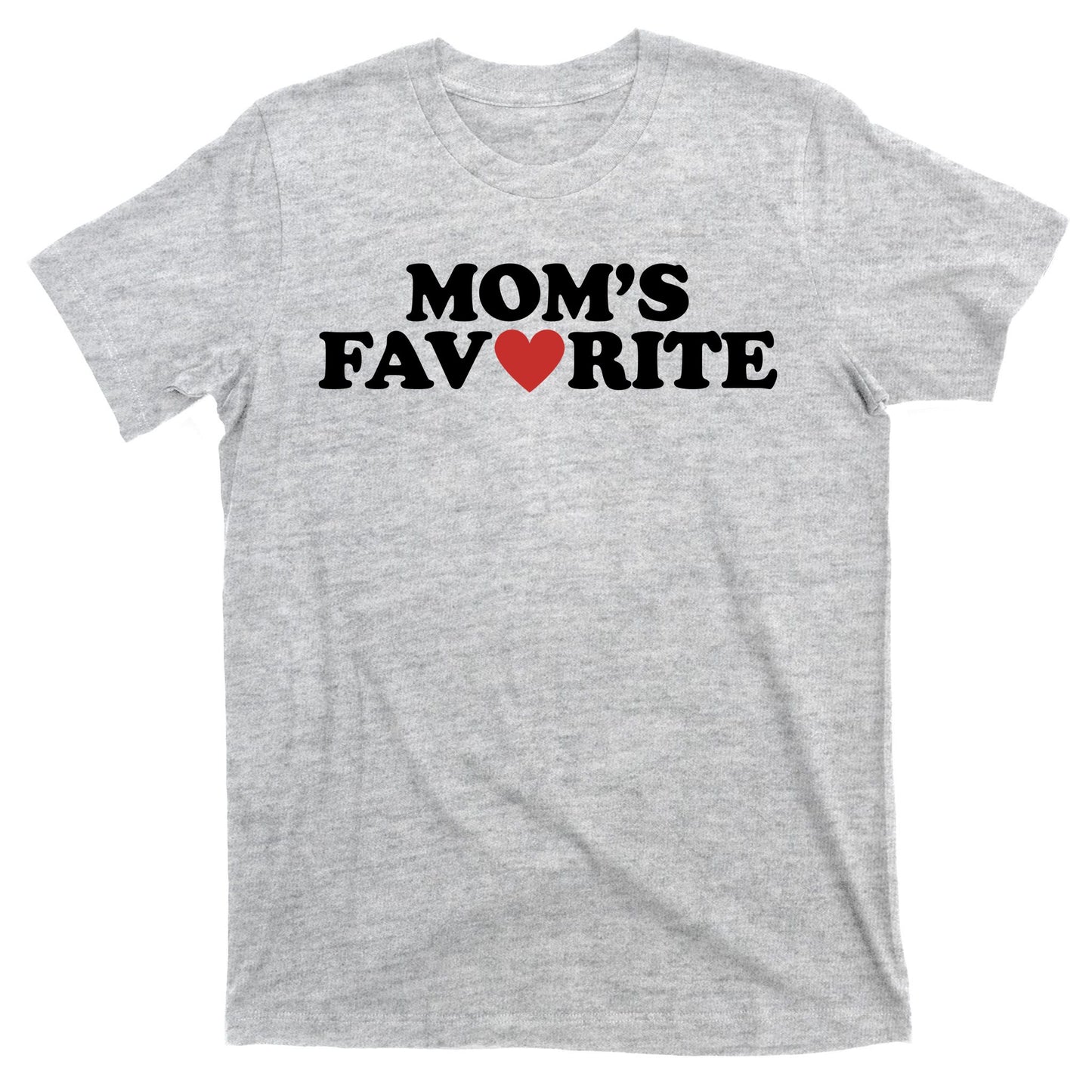 Moms Favorite Red Heart Cute Gift T-Shirt