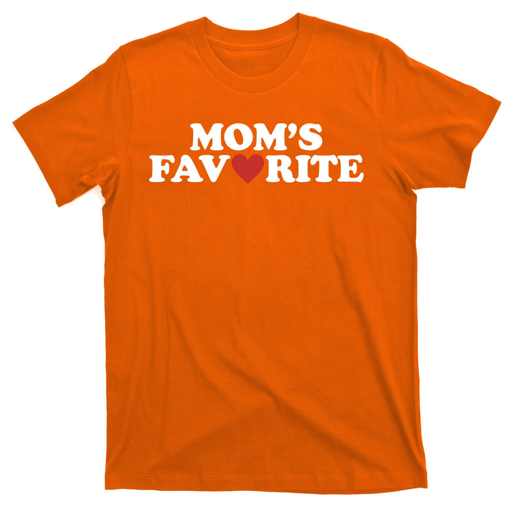 Moms Favorite Red Heart Cute Gift T-Shirt