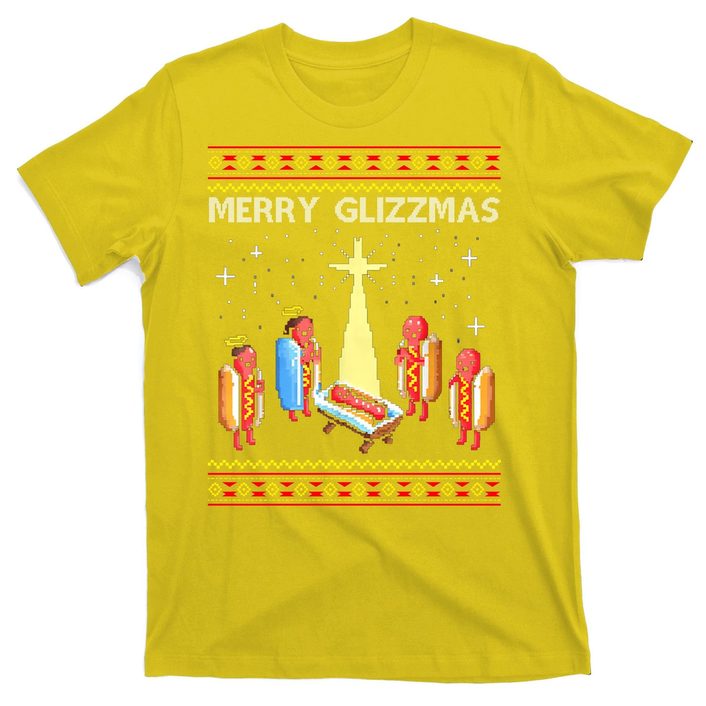 Merry Glizzmas Funny Christmas T-Shirt