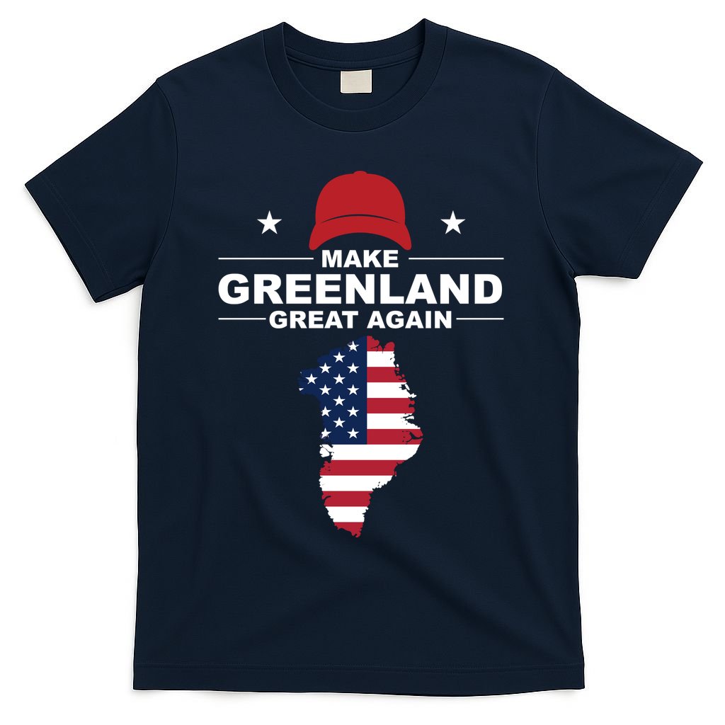 Make Greenland Great Again American Flag Trump T-Shirt