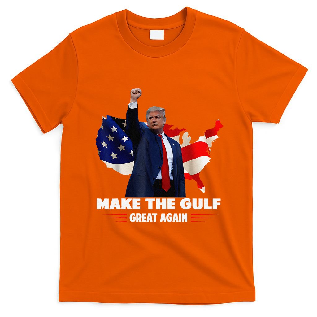 Make Gulf Great Again Funny Trump Gulf Of Mexico T-Shirt