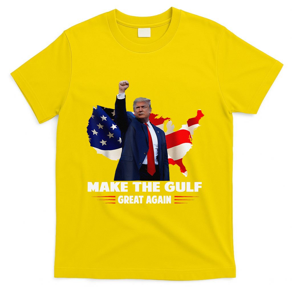 Make Gulf Great Again Funny Trump Gulf Of Mexico T-Shirt