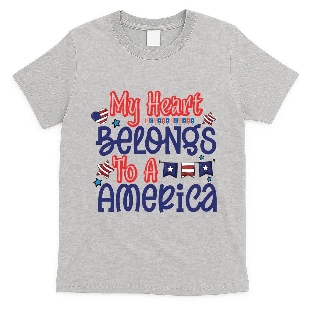 My Heart Belongs To A America T-Shirt