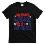 My Heart Belongs To A America T-Shirt