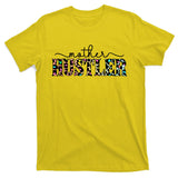 Mother Hustler Neon Cheetah Print Gift For Mom T-Shirt