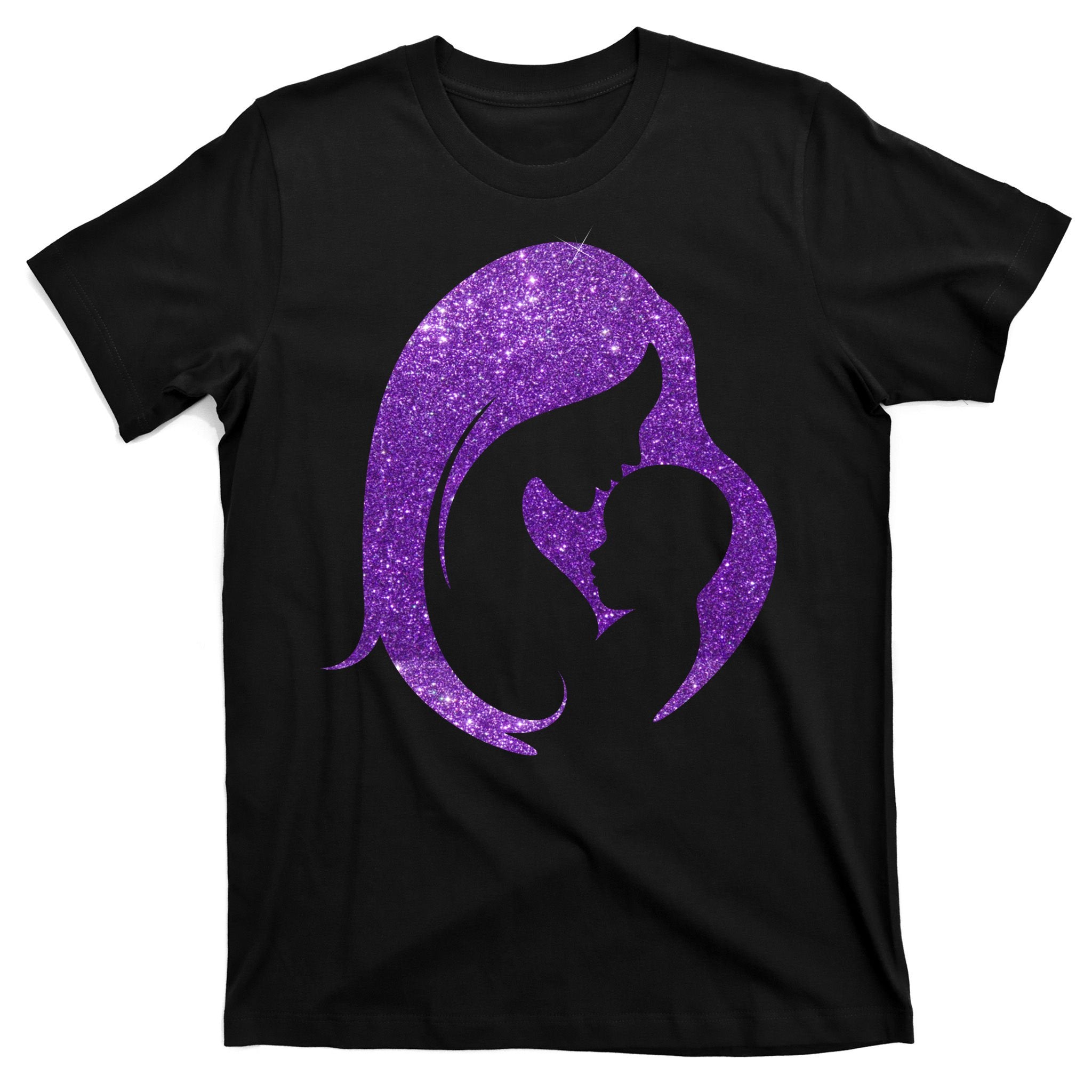 Mother Kissing Newborn Baby Cute Gift T-Shirt