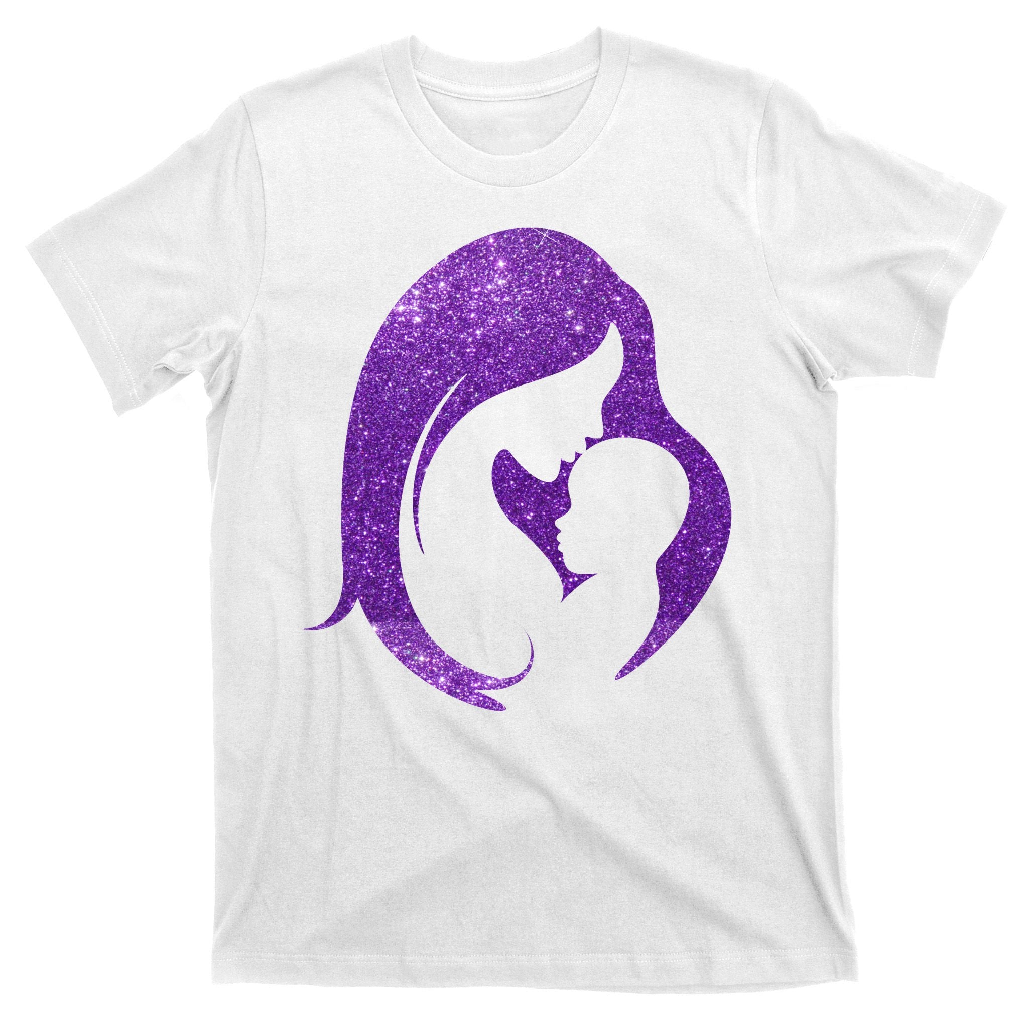 Mother Kissing Newborn Baby Cute Gift T-Shirt