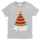 Mele Kalikimaka Water Melon Xmas Tree Christmas In July T-Shirt