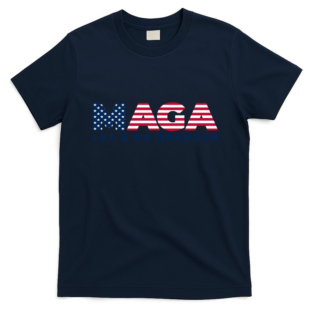 Maga LetS Go Brandon Usa Flag 4th Of July 2024 Trump Cool Gift T-Shirt