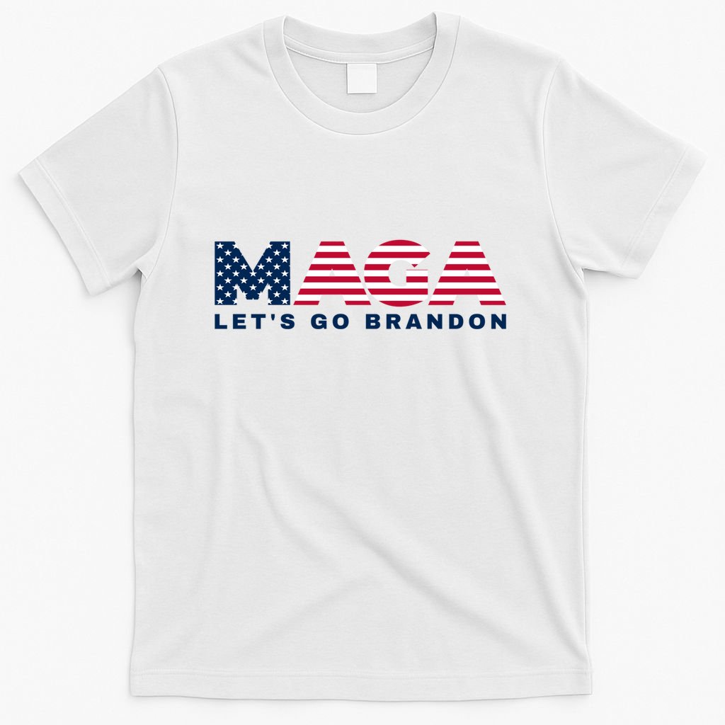 Maga LetS Go Brandon Usa Flag 4th Of July 2024 Trump Cool Gift T-Shirt