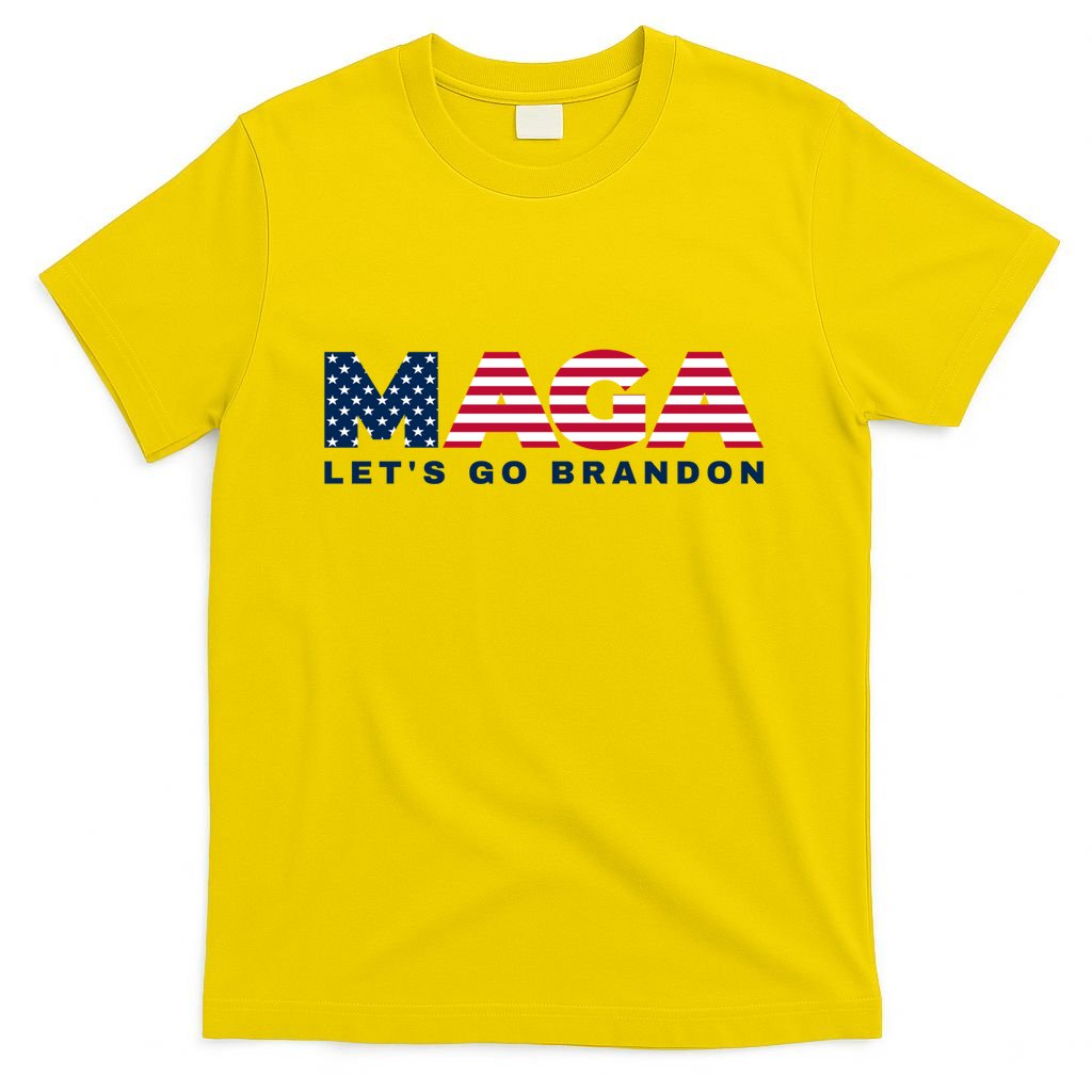 Maga LetS Go Brandon Usa Flag 4th Of July 2024 Trump Cool Gift T-Shirt