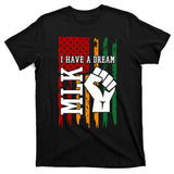 Martin Luther King Jr. Day Mlk American Flag T-Shirt