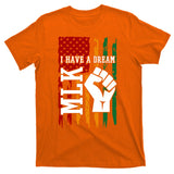 Martin Luther King Jr. Day Mlk American Flag T-Shirt