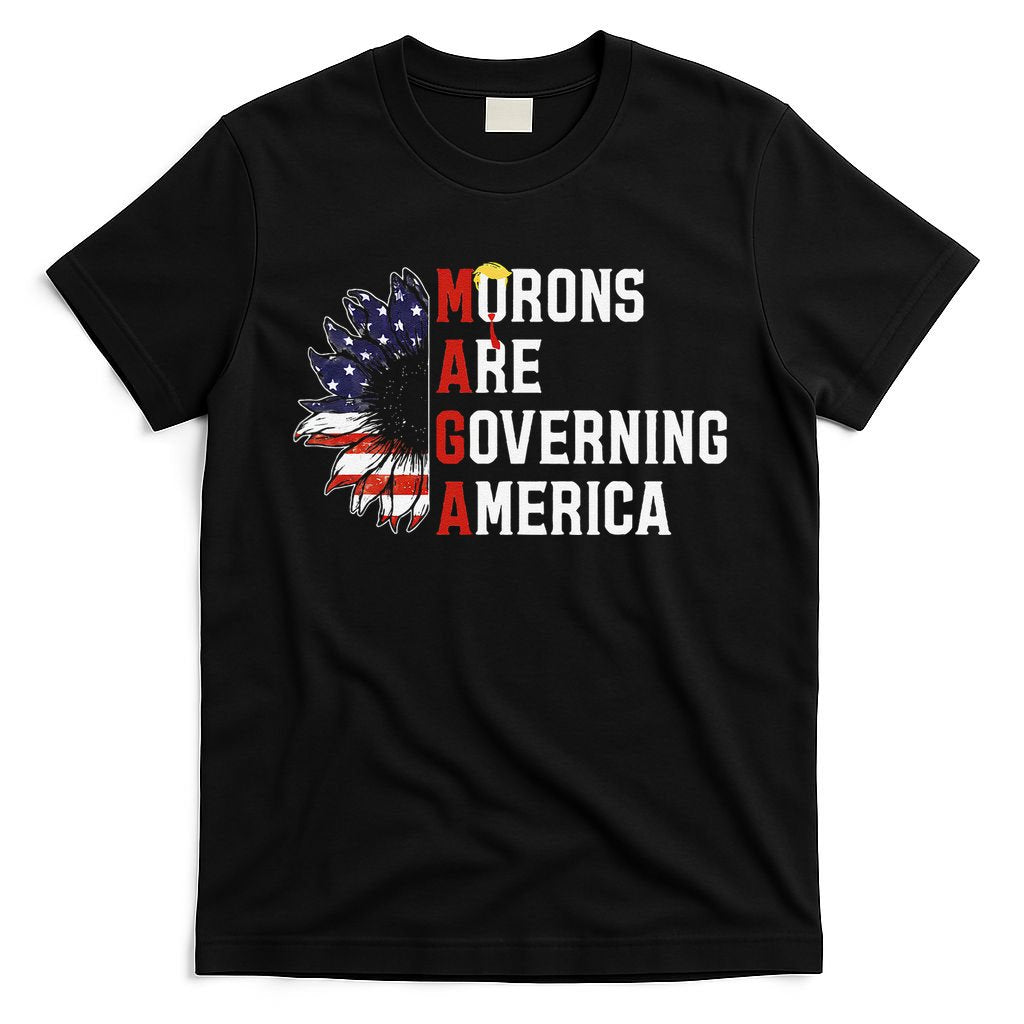 Maga Morons Are Governing America Anti Trump Vintage Quote T-Shirt