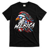 Merica Mullet Eagle Funny 4th Of July T-Shirt