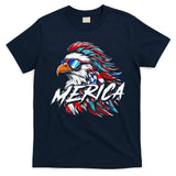 Merica Mullet Eagle Funny 4th Of July T-Shirt