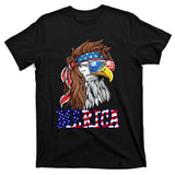 Merica Mullet Eagle Independence Day T-Shirt