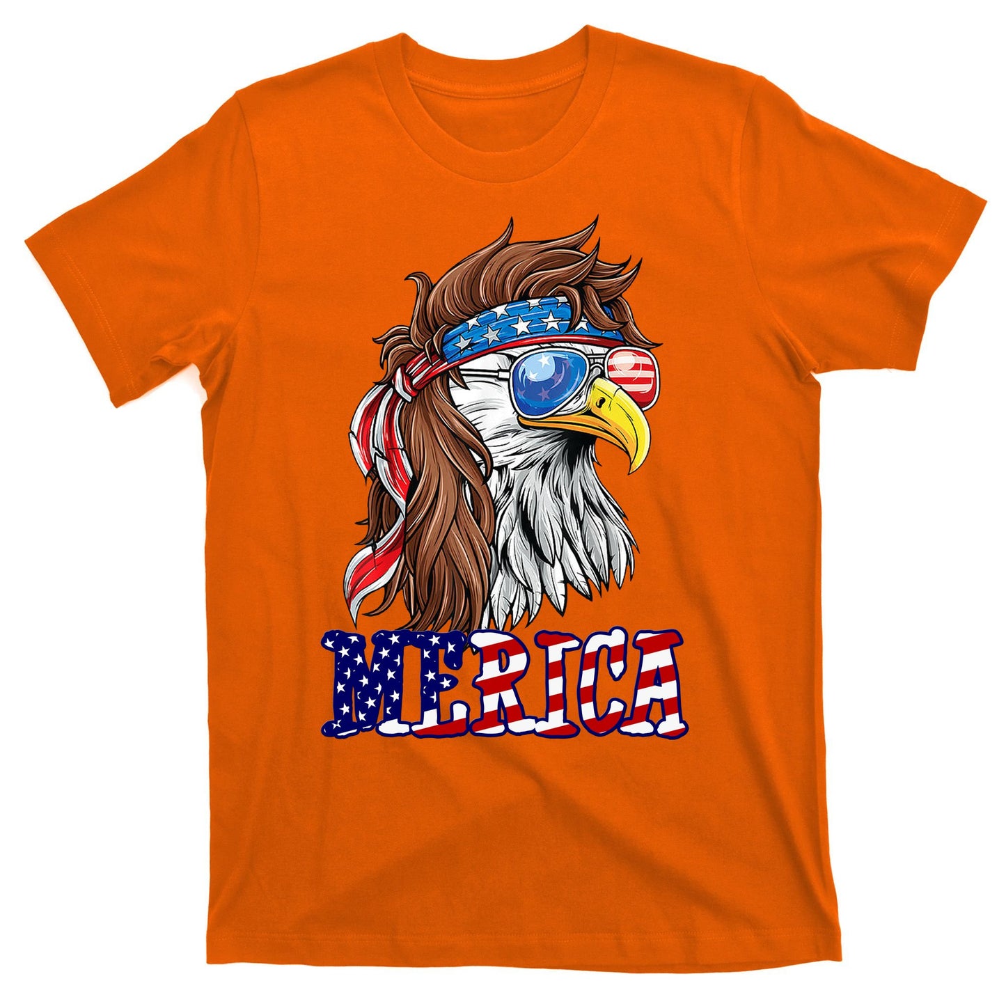 Merica Mullet Eagle Independence Day T-Shirt