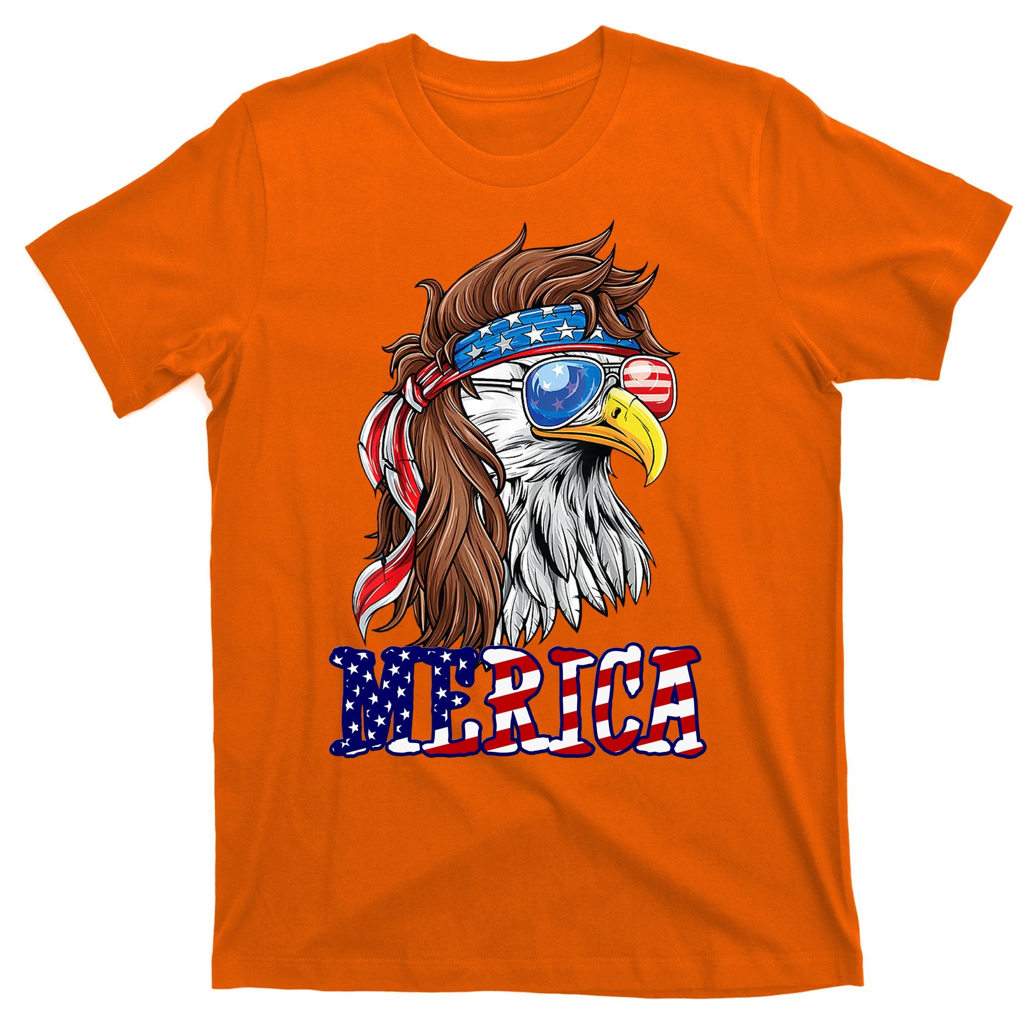 Merica Mullet Eagle Independence Day T-Shirt
