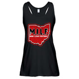 MILF Man I Love Football Ohio State Ladies Essential Flowy Tank