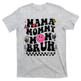 Mama Mommy Mom Bruh Retro Smile Face T-Shirt