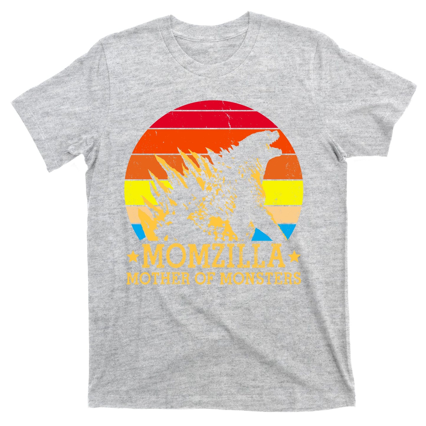 Momzilla Mother Of The Monsters Retro Vintage T-Shirt