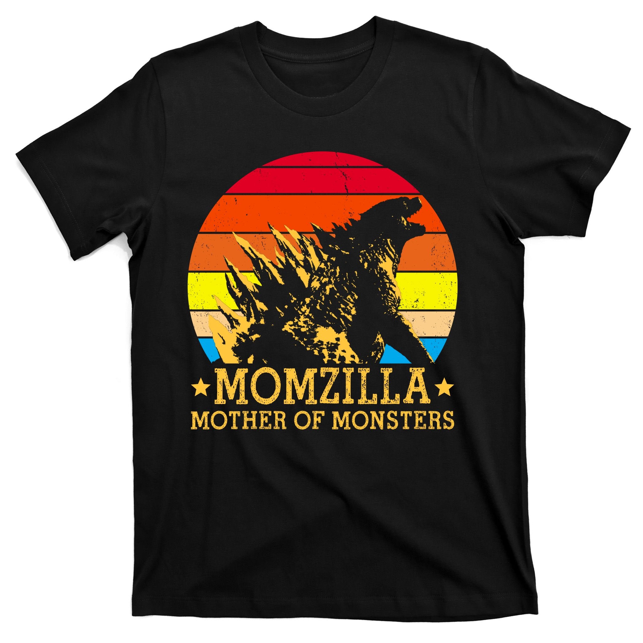 Momzilla Mother Of The Monsters Retro Vintage T-Shirt