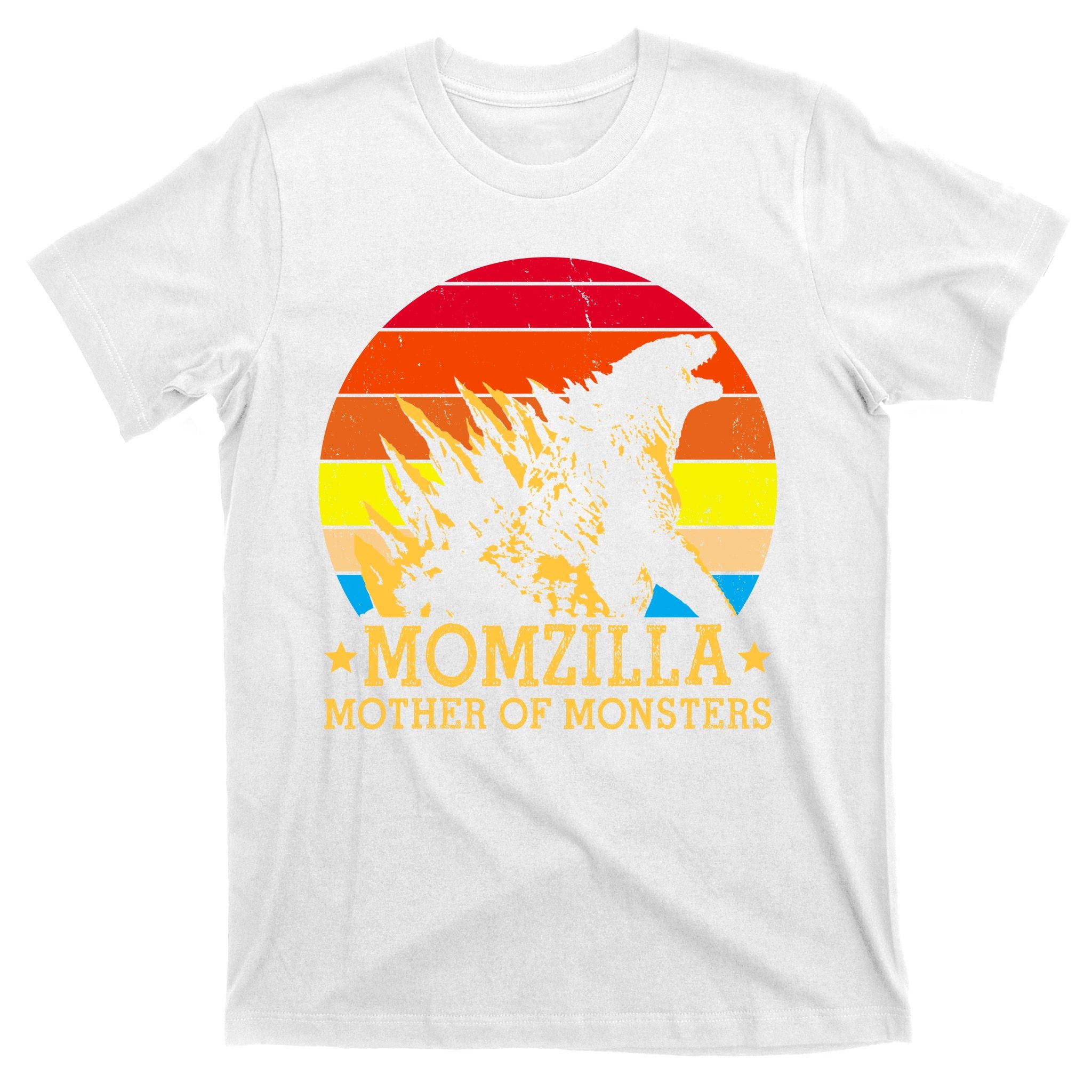 Momzilla Mother Of The Monsters Retro Vintage T-Shirt