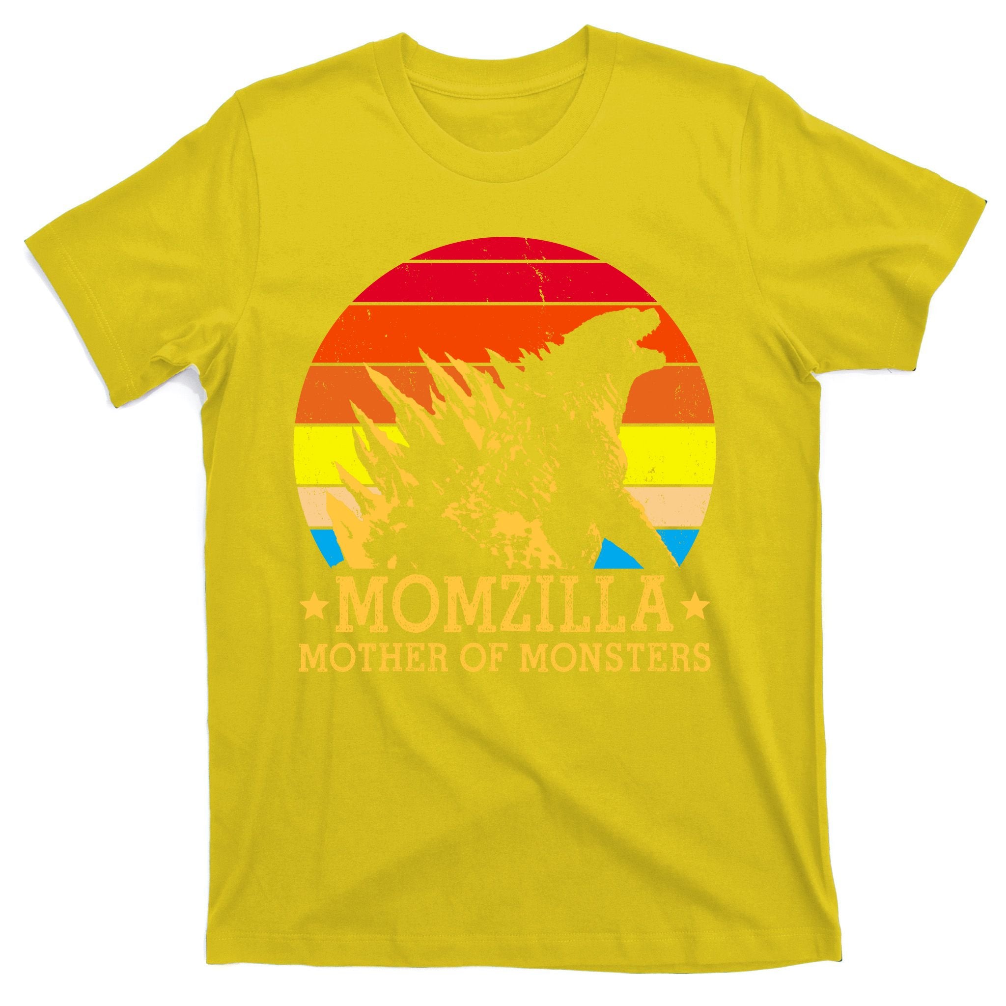 Momzilla Mother Of The Monsters Retro Vintage T-Shirt