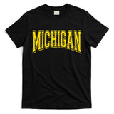 Michigan MI USA United States Font T-Shirt