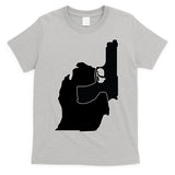 Michigan Mitten With Gun Design T-Shirt