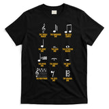 Musical Notes Symbol Definition Humor Musician T-Shirt
